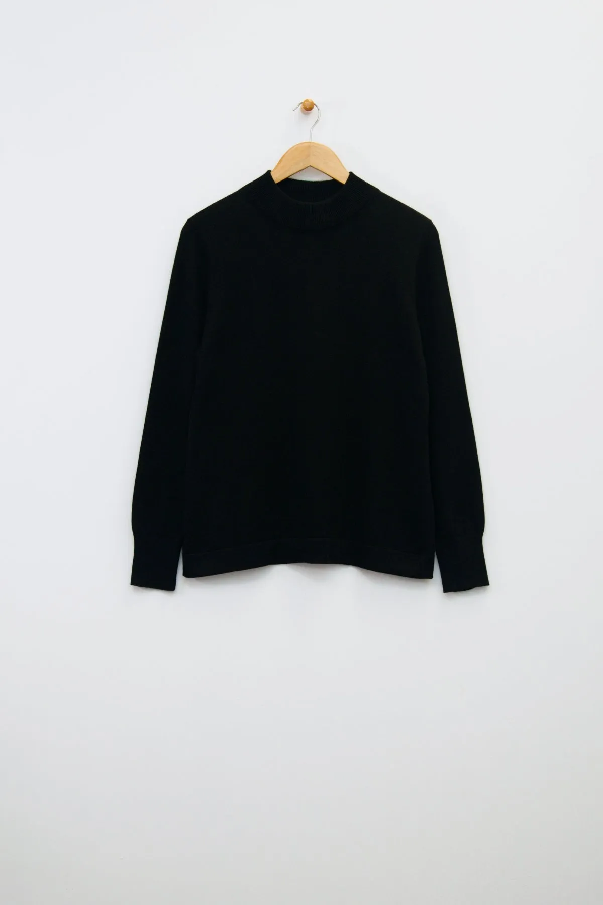 24" Long Sleeve Mock Neck Top