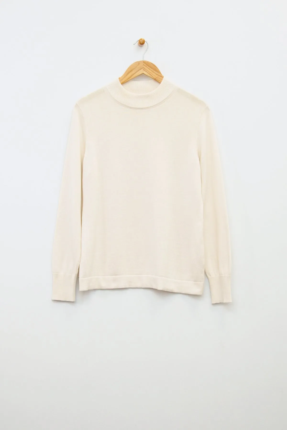 24" Long Sleeve Mock Neck Top