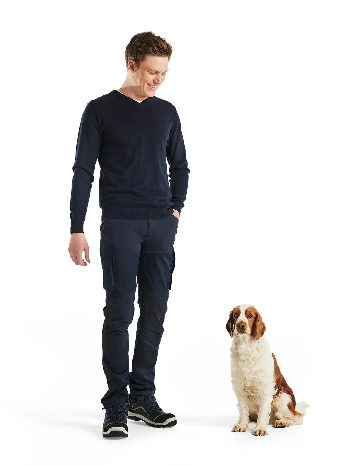 3590-2122&#x20;Work&#x20;Sweater&#x20;Cotton&#x20;-&#x20;Bl&#xE5;kl&#xE4;der