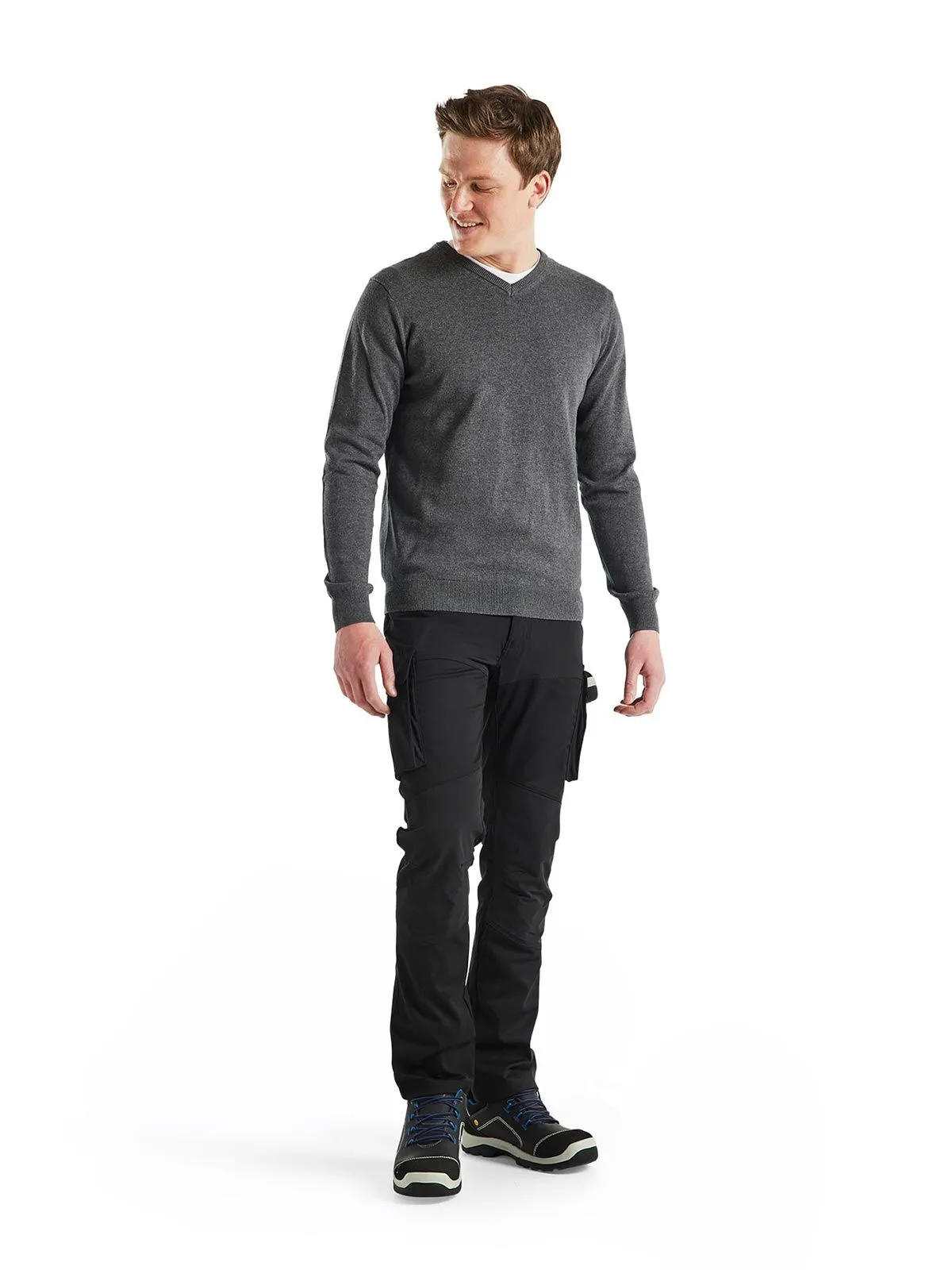 3590-2122&#x20;Work&#x20;Sweater&#x20;Cotton&#x20;-&#x20;Bl&#xE5;kl&#xE4;der