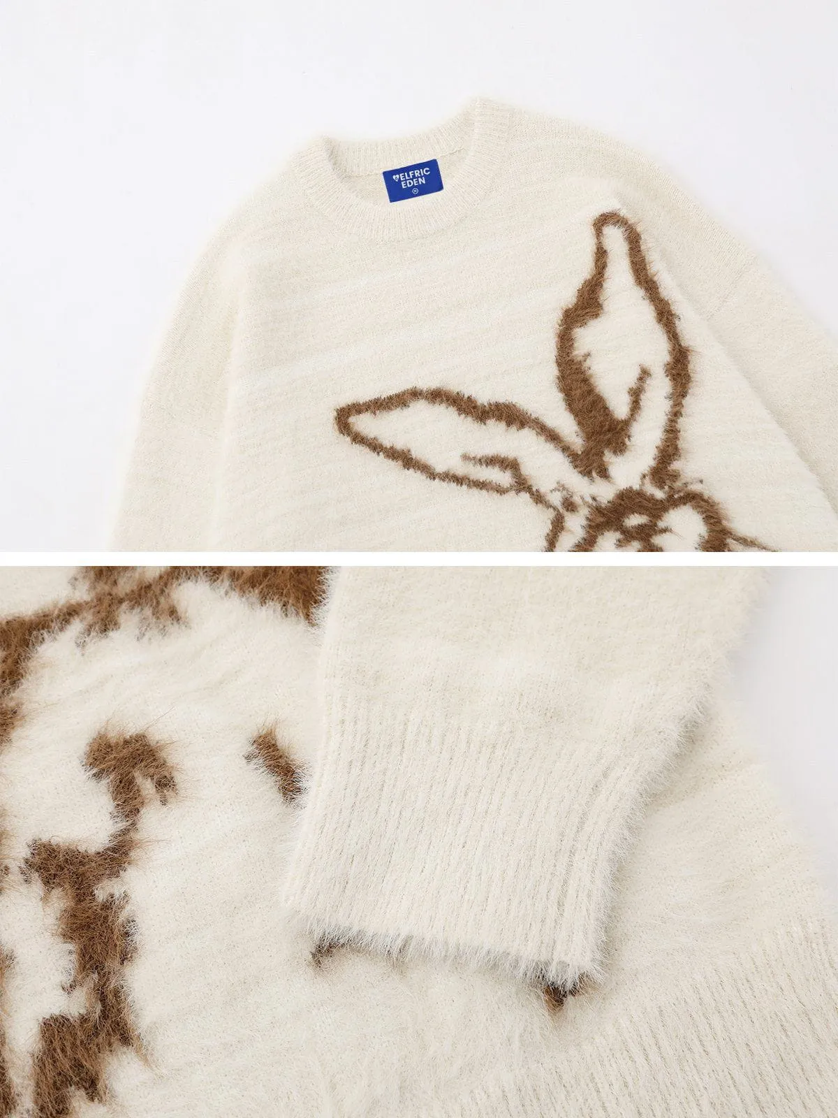 Aelfric Eden Cartoon Rabbit Jacquard Sweater