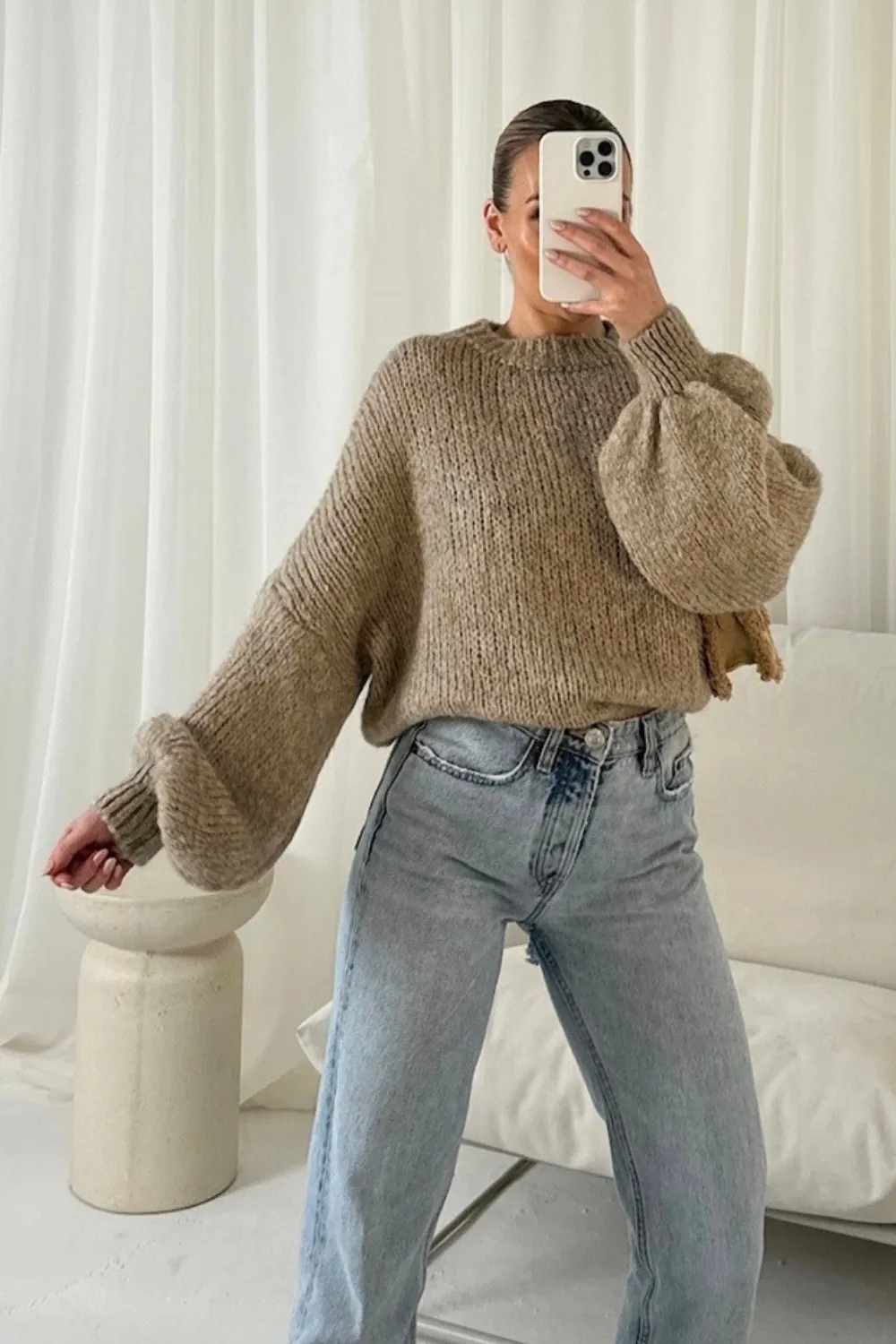 Alice beige knit  jumper
