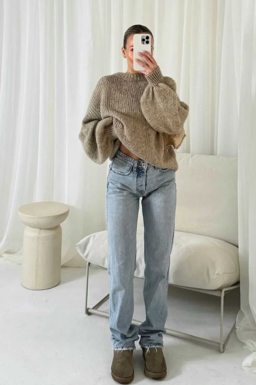 Alice beige knit  jumper