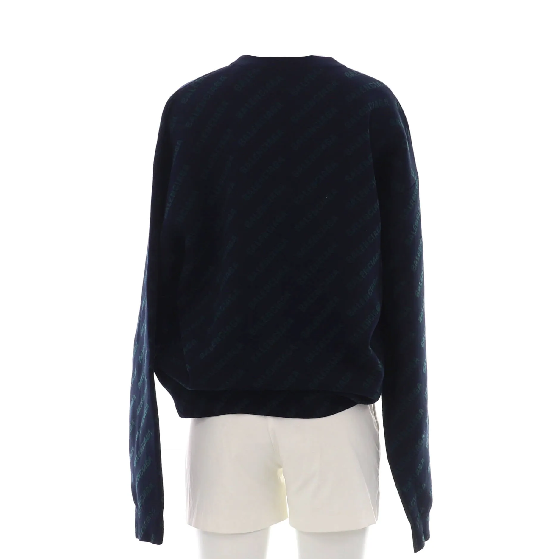 All Over Logo Sweater Cotton Blend