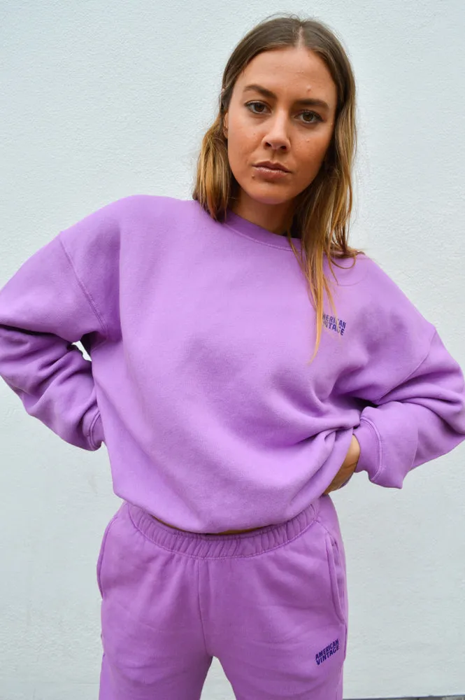 American Vintage Izubird Indian Pink Sweatshirt
