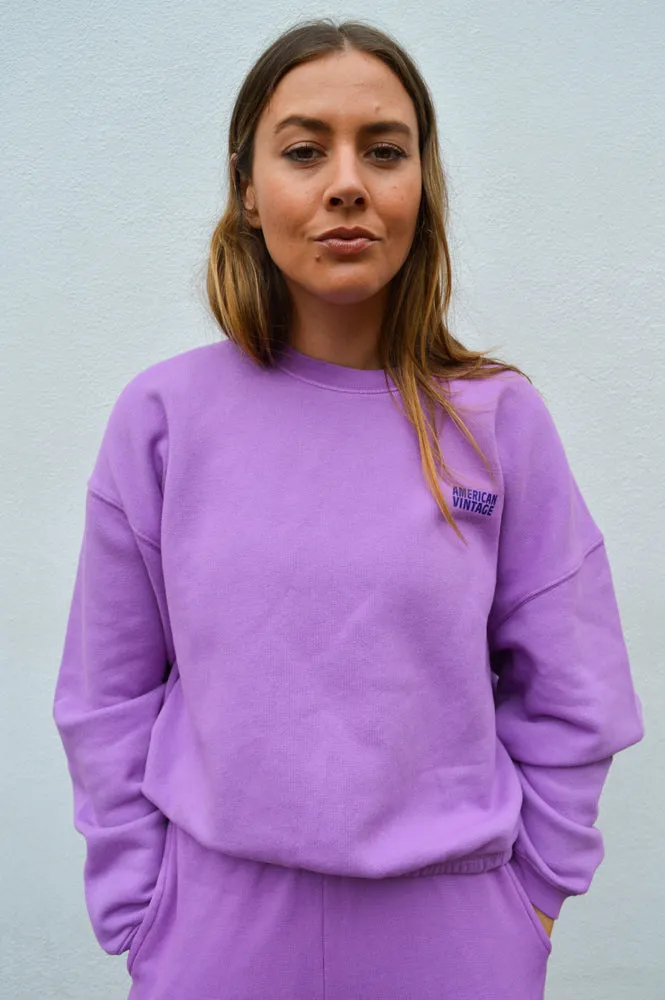 American Vintage Izubird Indian Pink Sweatshirt