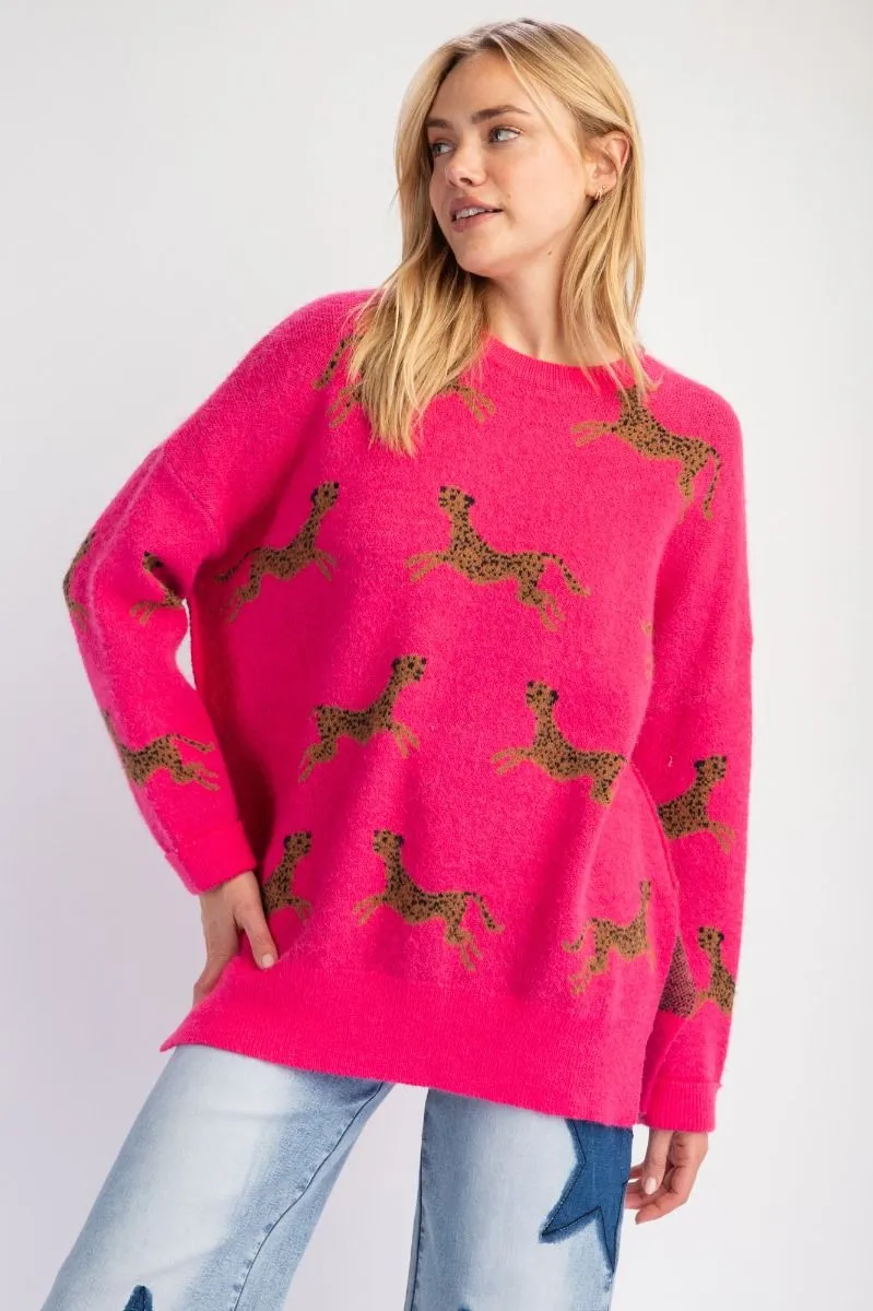 Animal days Oversized Pullover Sweater