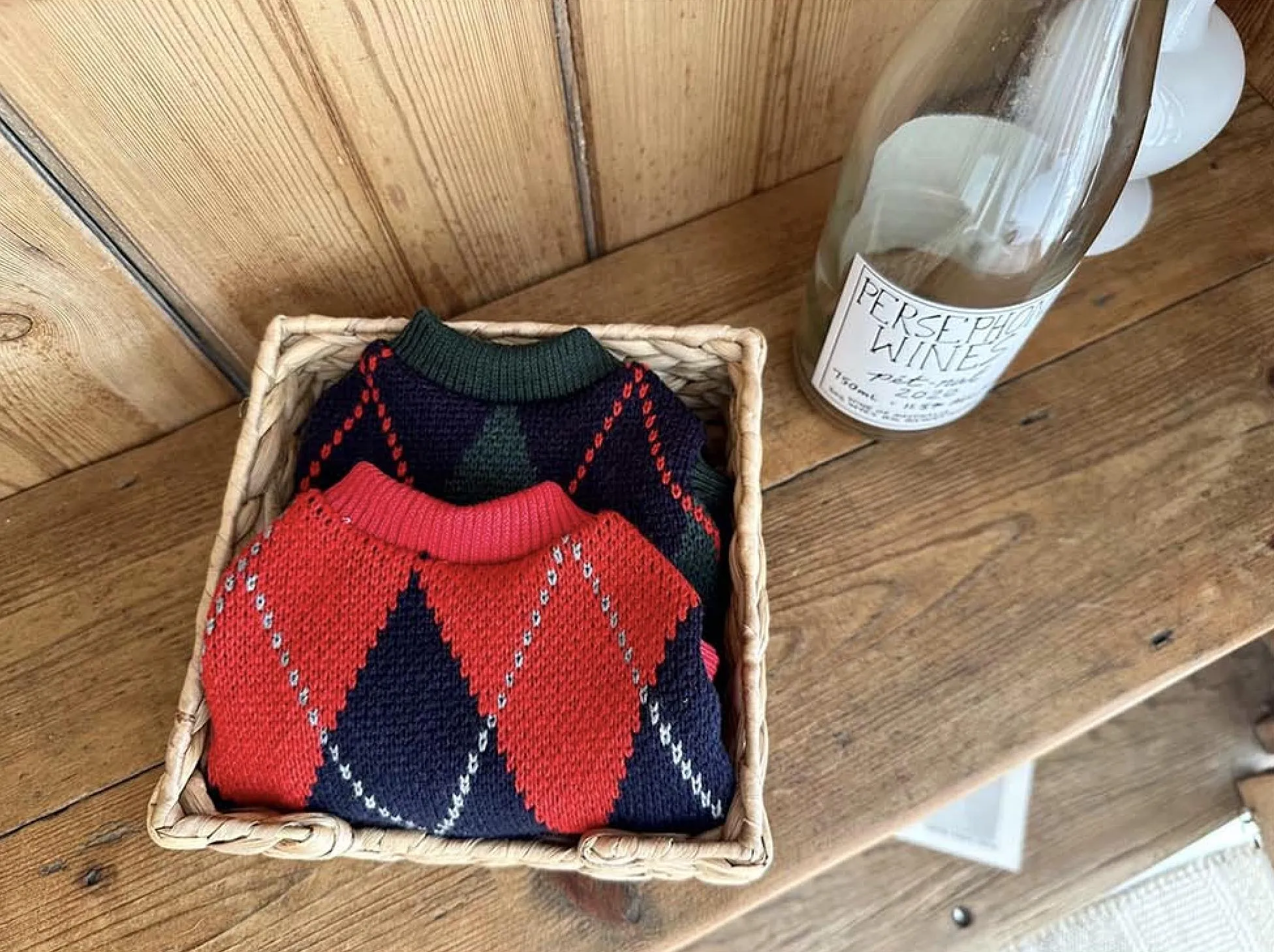 Argyle Knit Sweater