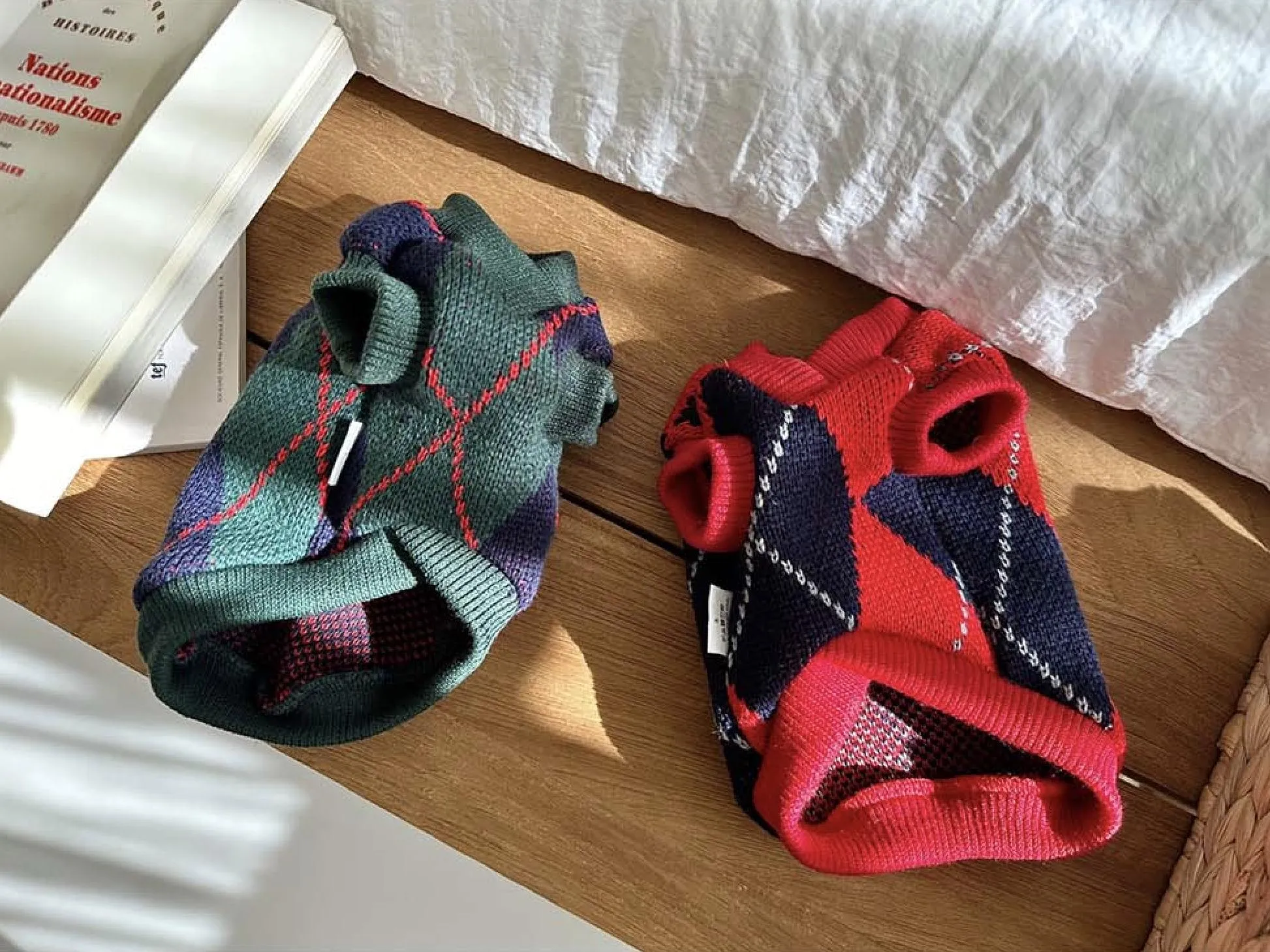 Argyle Knit Sweater