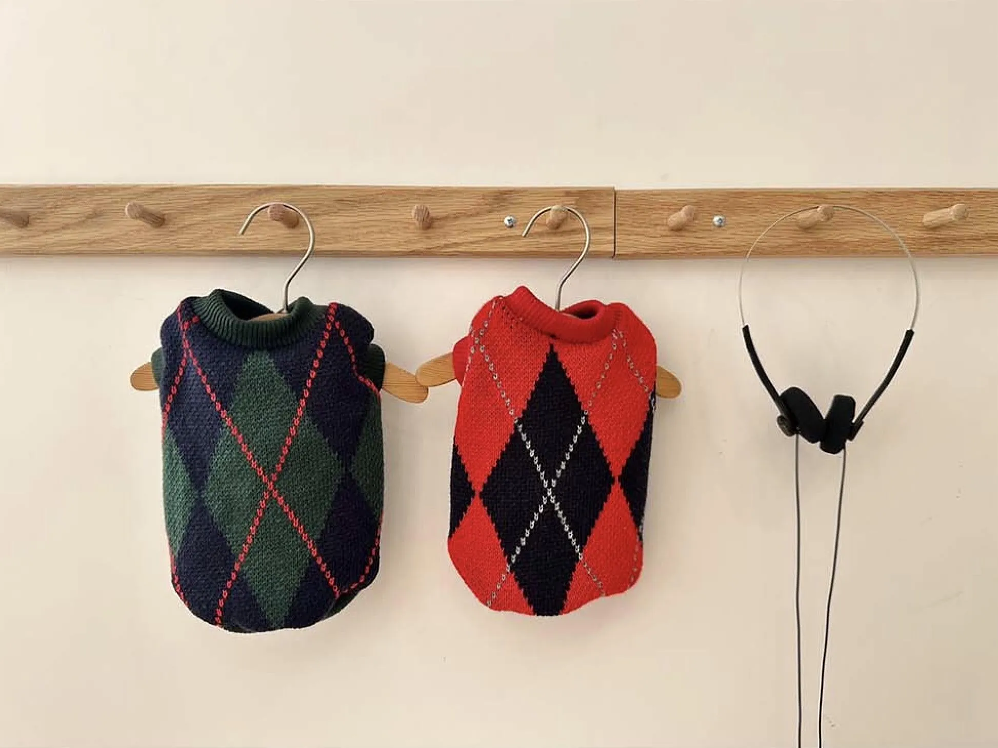 Argyle Knit Sweater