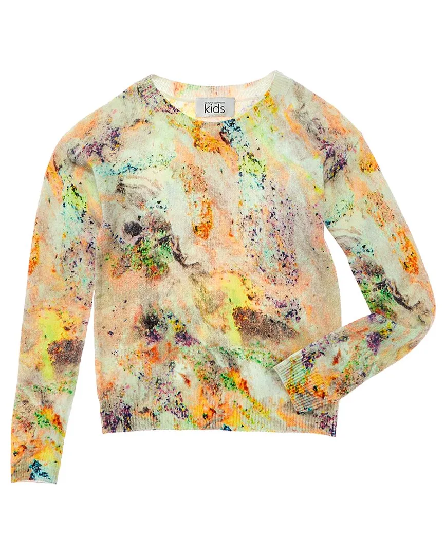 Autumn Cashmere Galaxy Print Wool & Cashmere-Blend Sweater