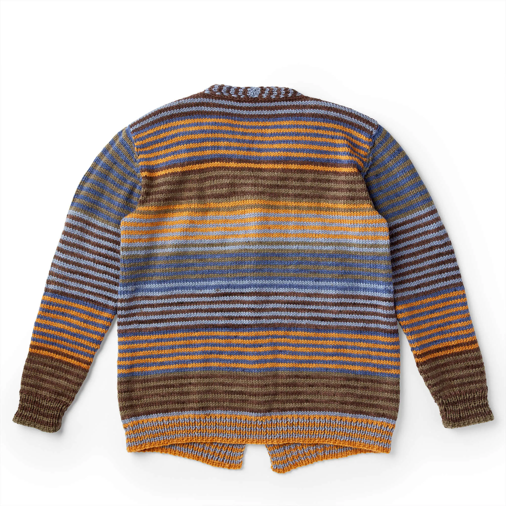 Bernat Slouchy Stripes Knit Cardigan