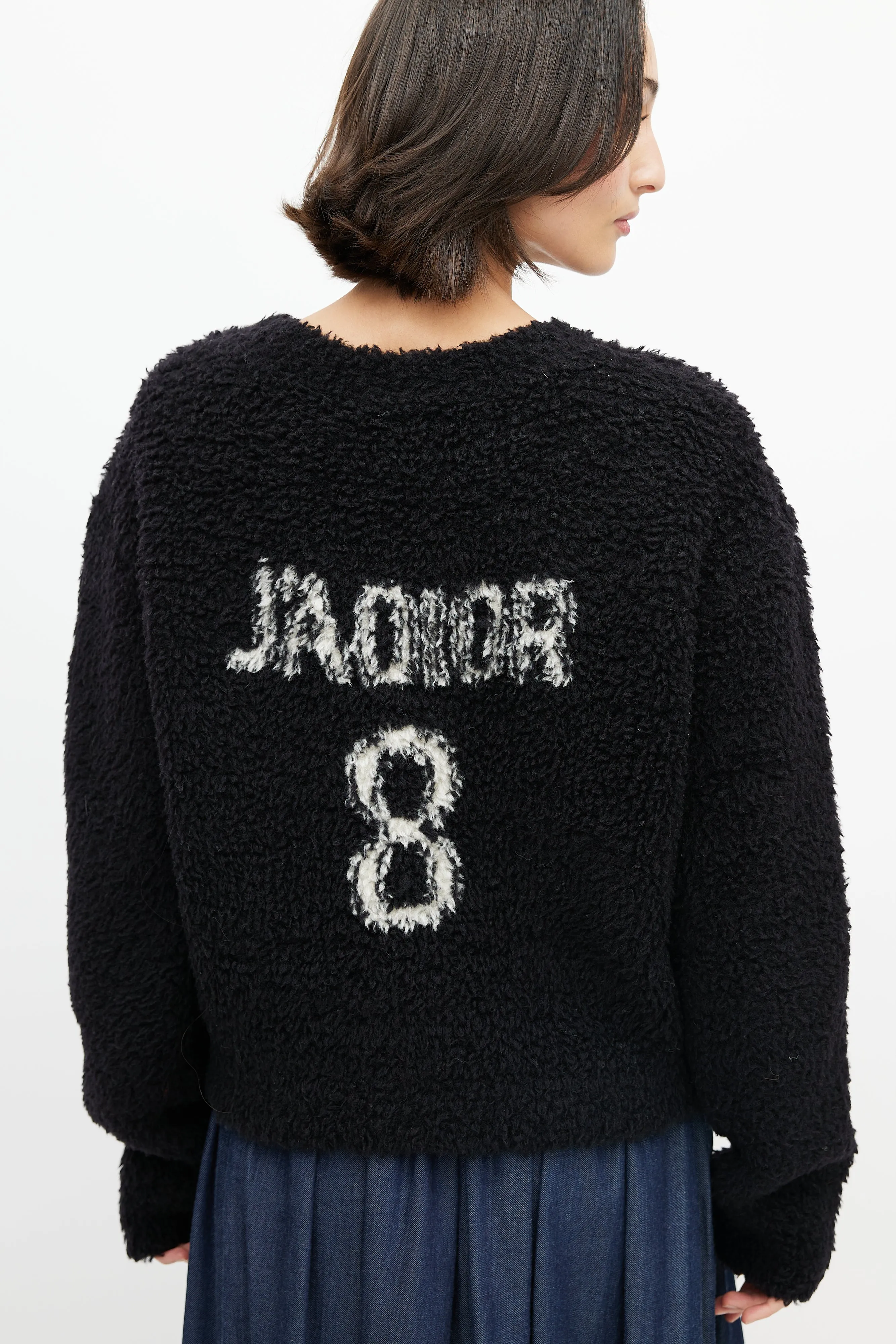 Black & White J'Adior 8 Wool Blend Sweater