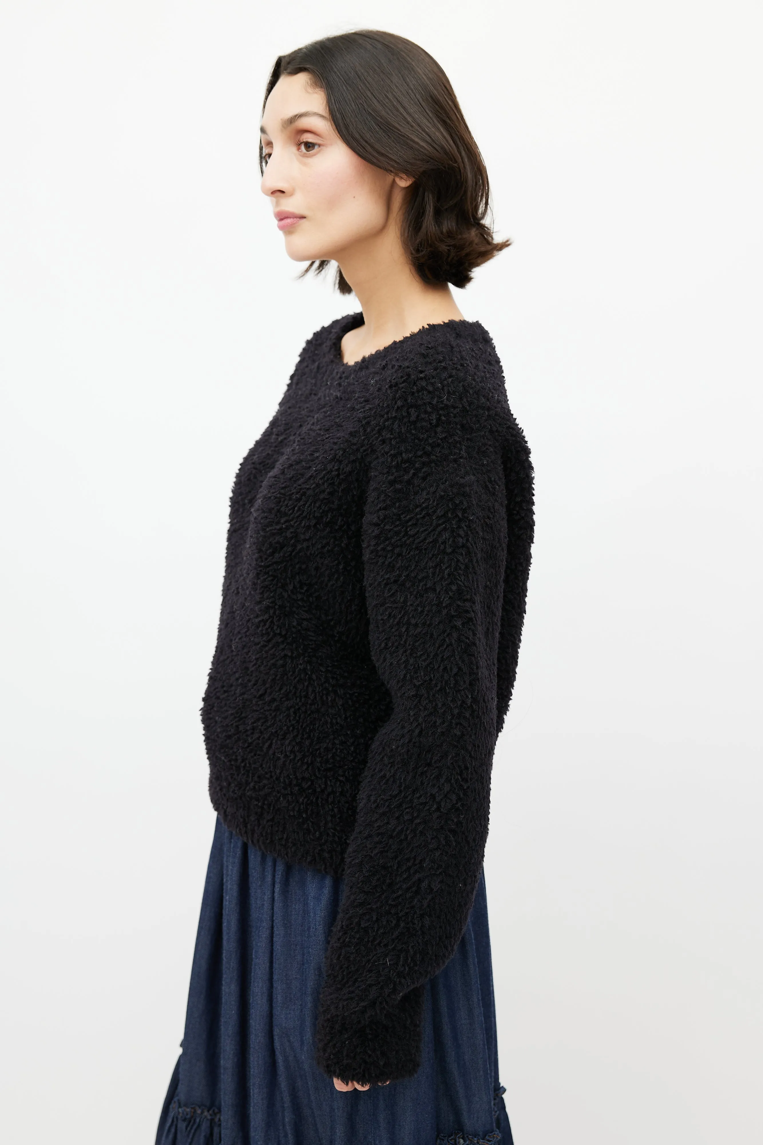Black & White J'Adior 8 Wool Blend Sweater