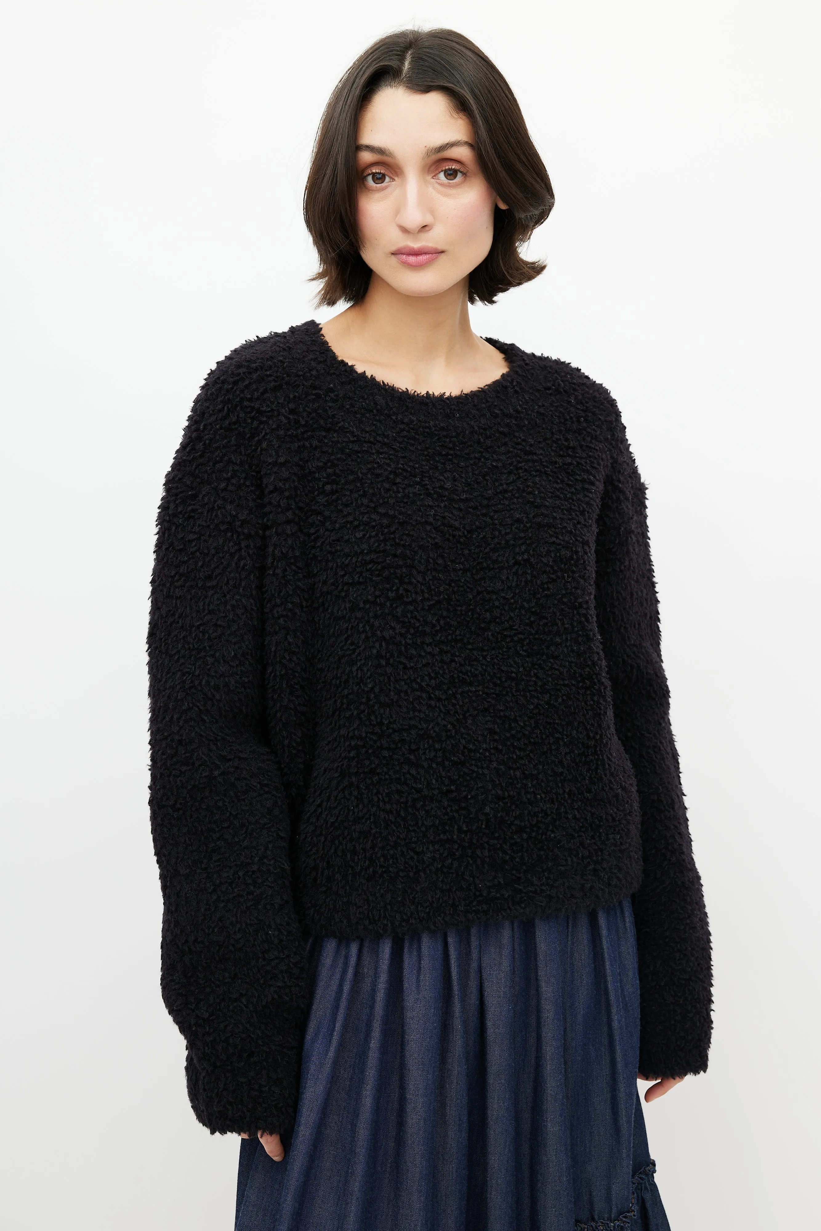Black & White J'Adior 8 Wool Blend Sweater