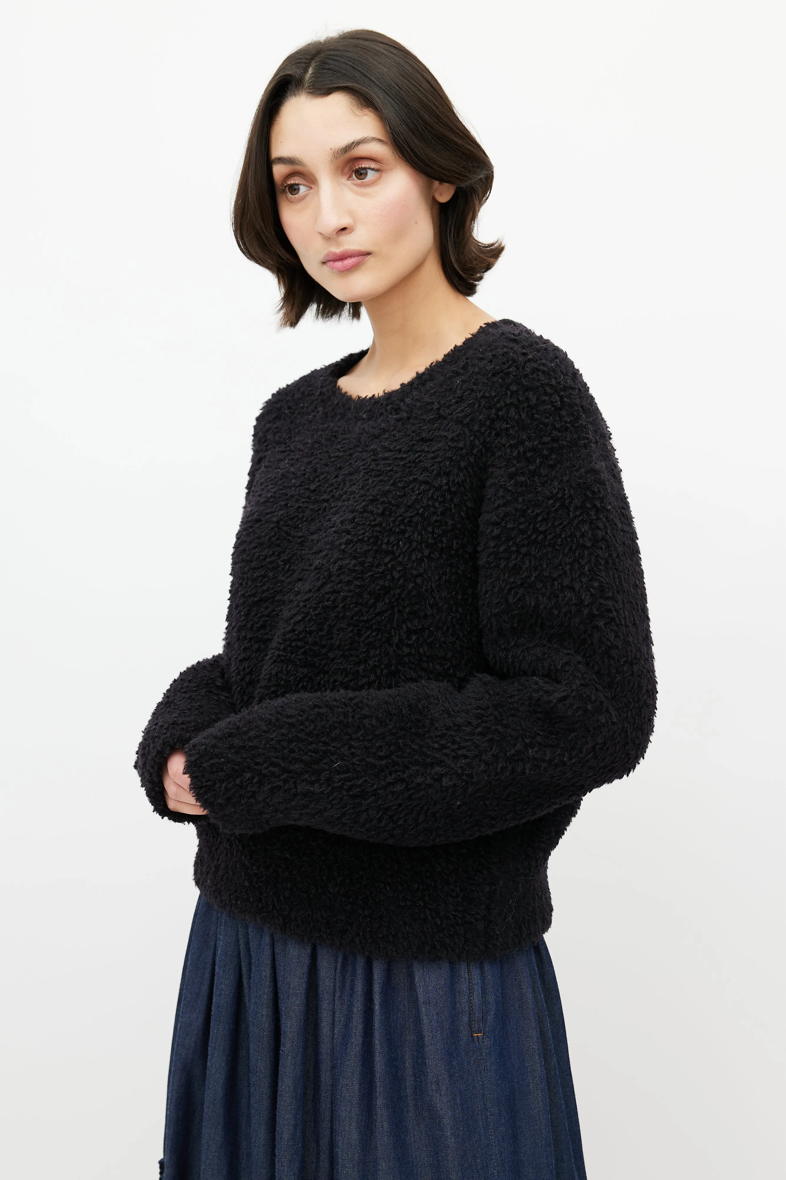 Black & White J'Adior 8 Wool Blend Sweater