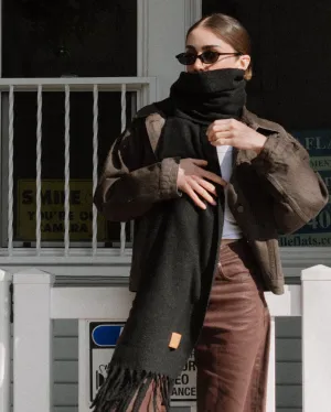 Black Sweater Scarf