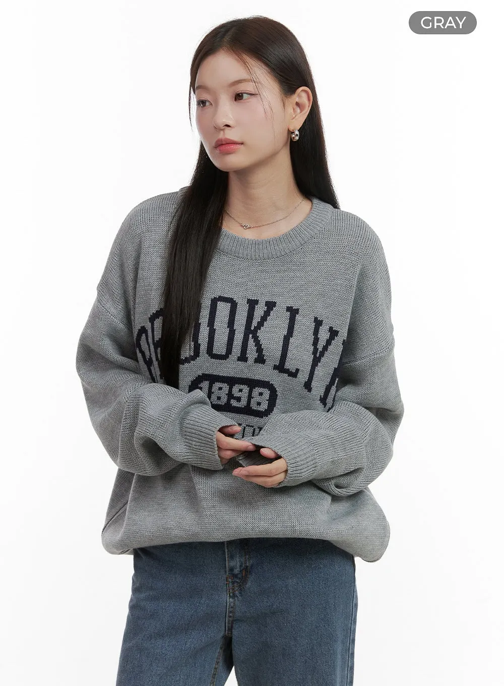 Brooklyn Oversized Knit Sweater OO416