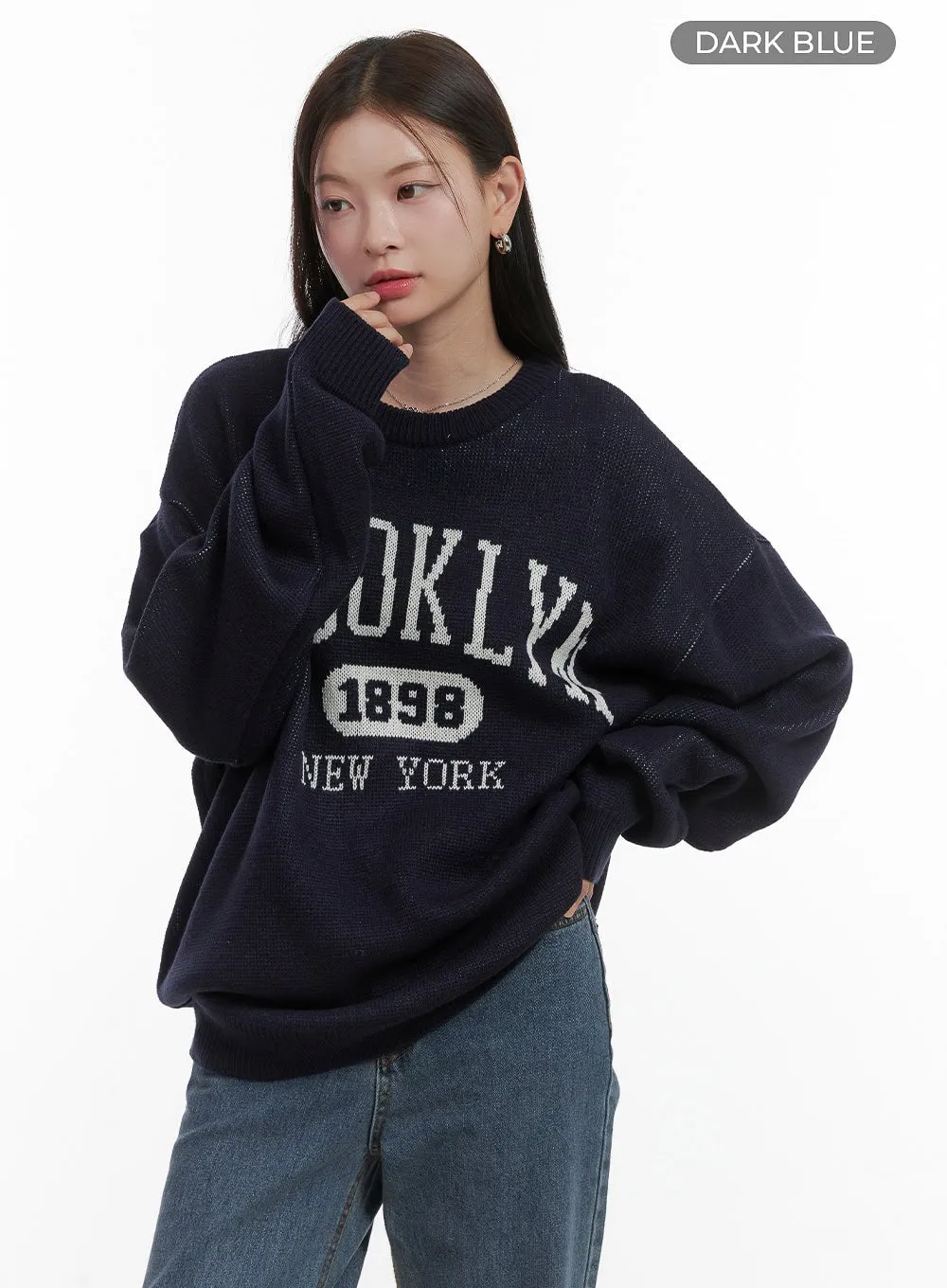 Brooklyn Oversized Knit Sweater OO416
