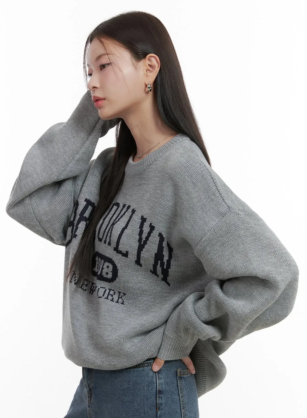 Brooklyn Oversized Knit Sweater OO416