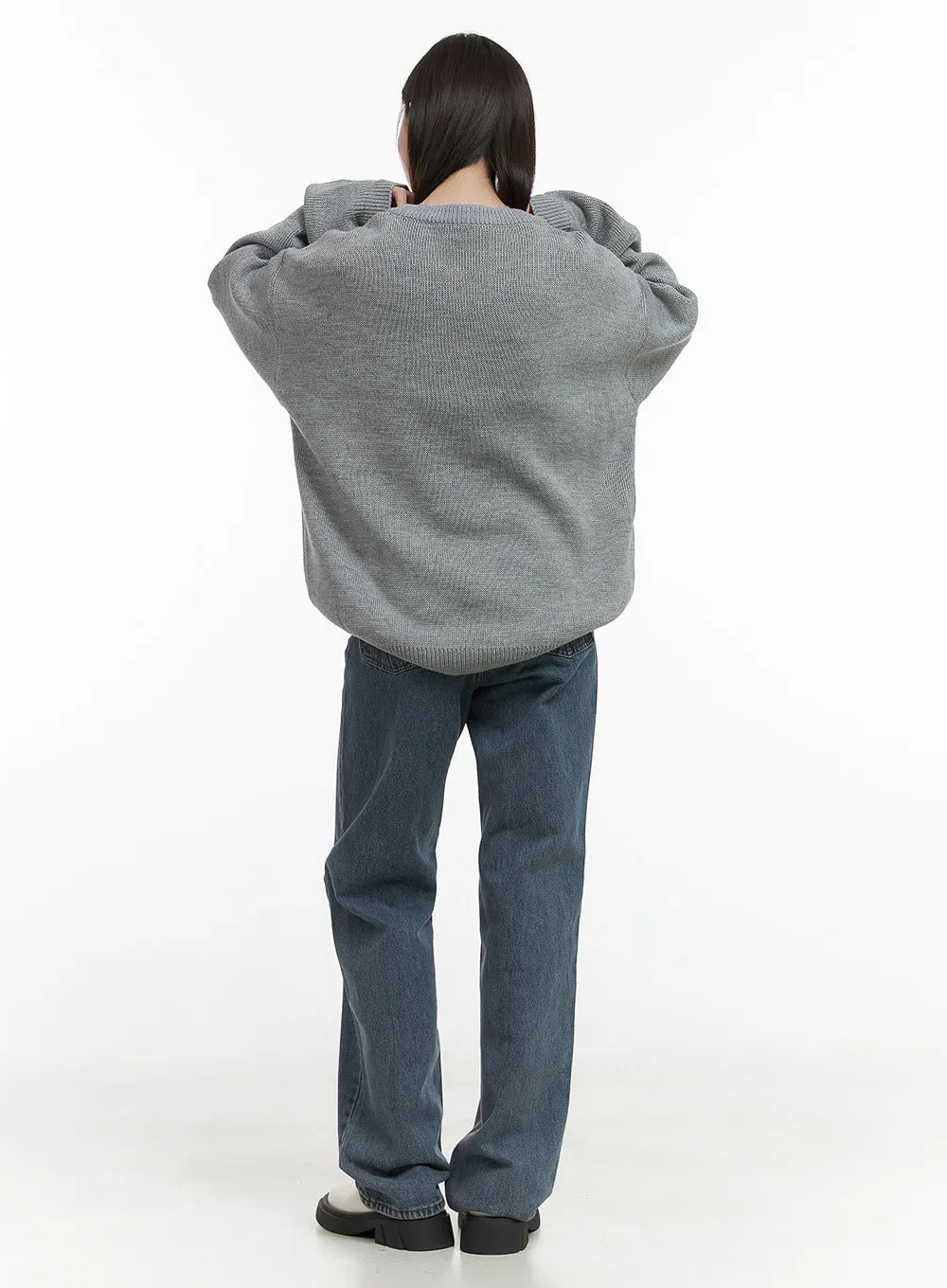 Brooklyn Oversized Knit Sweater OO416