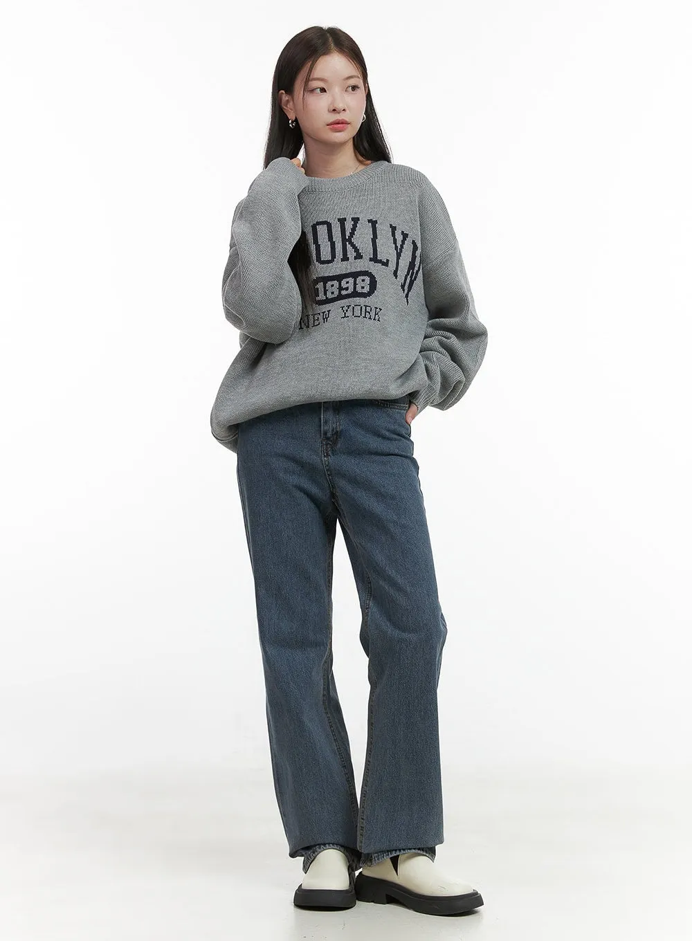 Brooklyn Oversized Knit Sweater OO416
