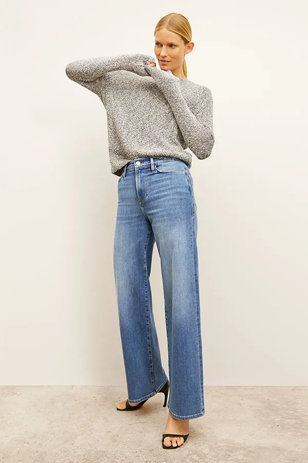 Butler Sweater - Knit Boucle :: Black / White