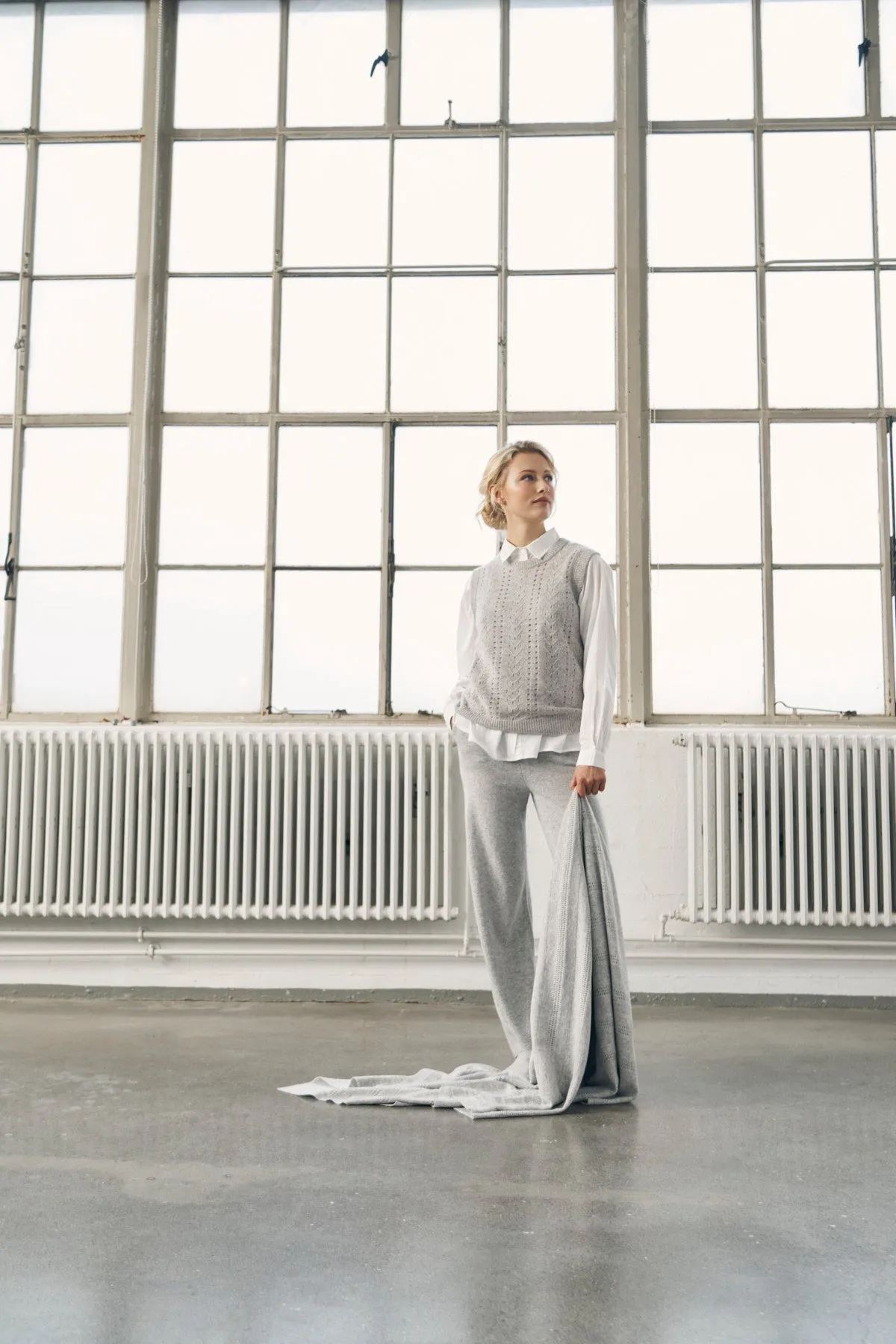 CARE BY ME 100% Cashmere Womens Celine Pants