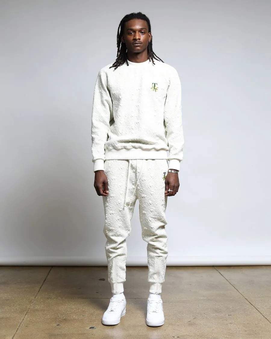 Citron 3D Knit Blister Raglan Crewneck (FINAL SALE)