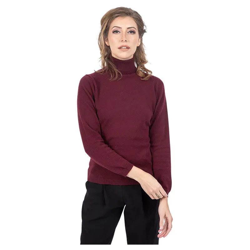 Classic Fit Roll Neck Cashmere Jumper