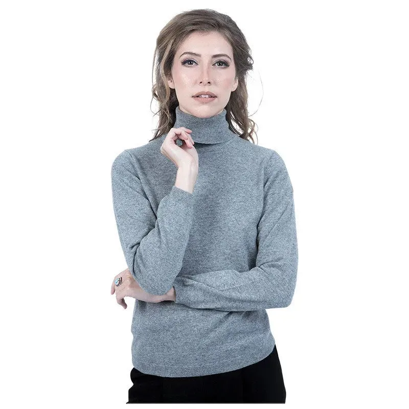 Classic Fit Roll Neck Cashmere Jumper