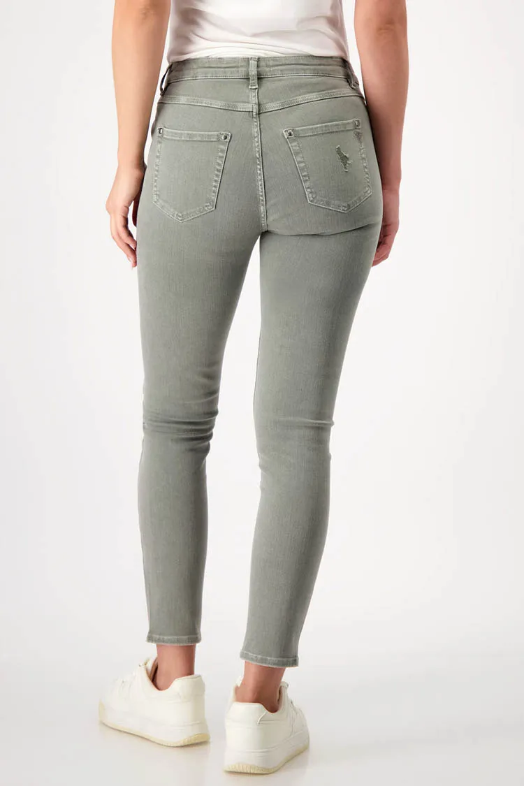 Coated Front Slim Fit Jeans