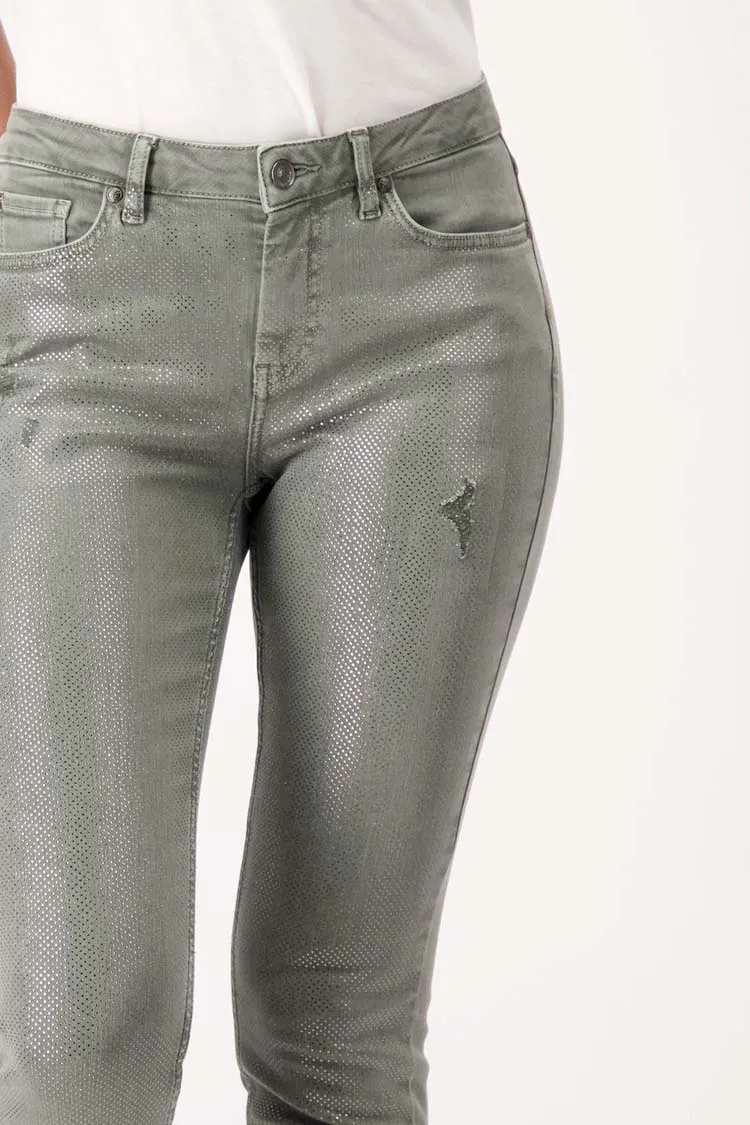 Coated Front Slim Fit Jeans