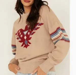 COTTON & RYE WOMEN'S THUNDERBIRD GRAPHIC SWEATER