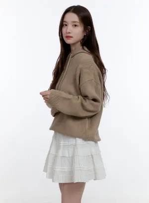CozyChic Oversize Hooded Knit Sweater OO407