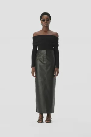 Elka Electra Knit Top - Black