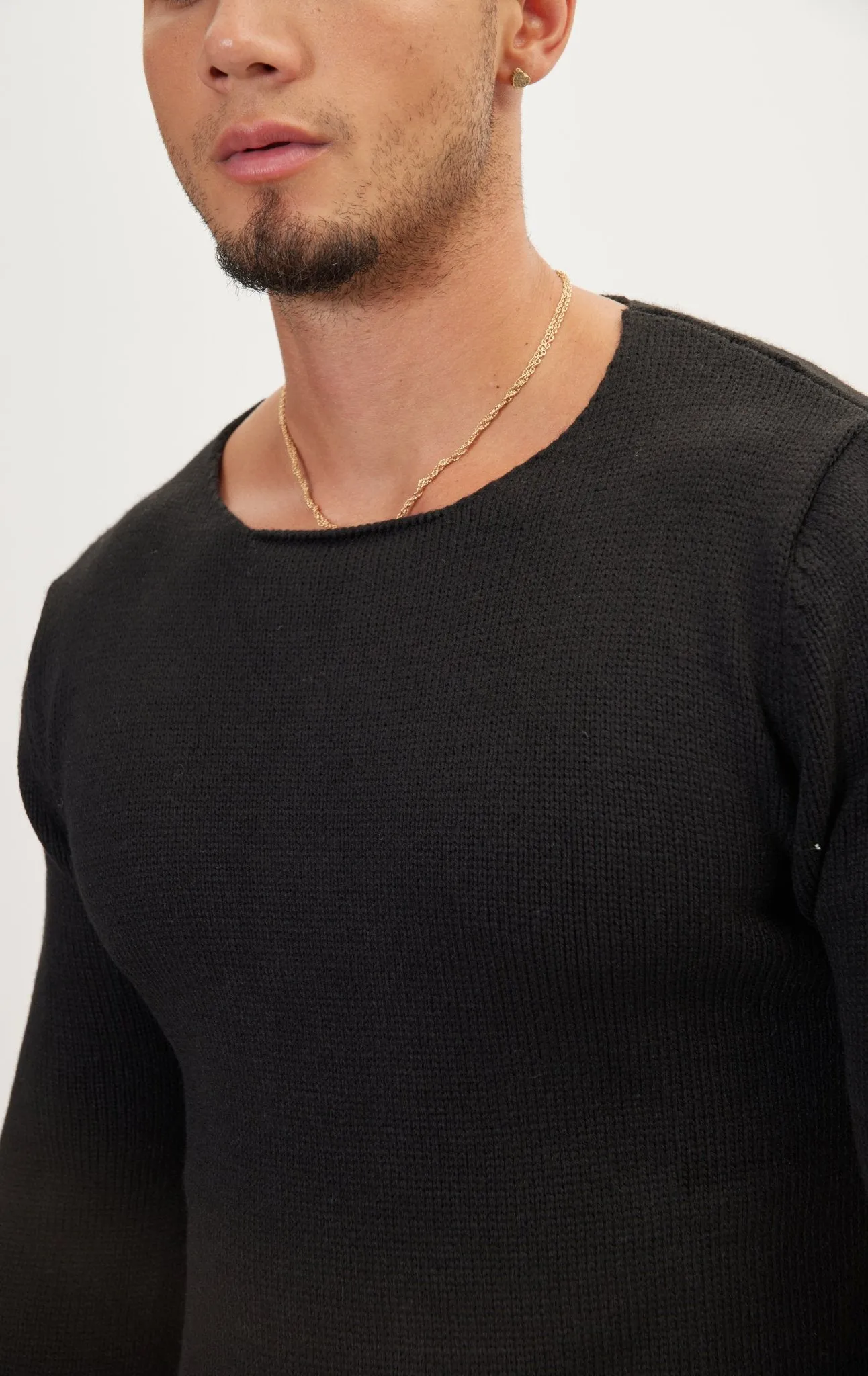 Everyday Knitwear Slim Sweater - Black
