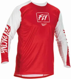 Fly Racing Lite Motocross Jersey FLY Racing, red white