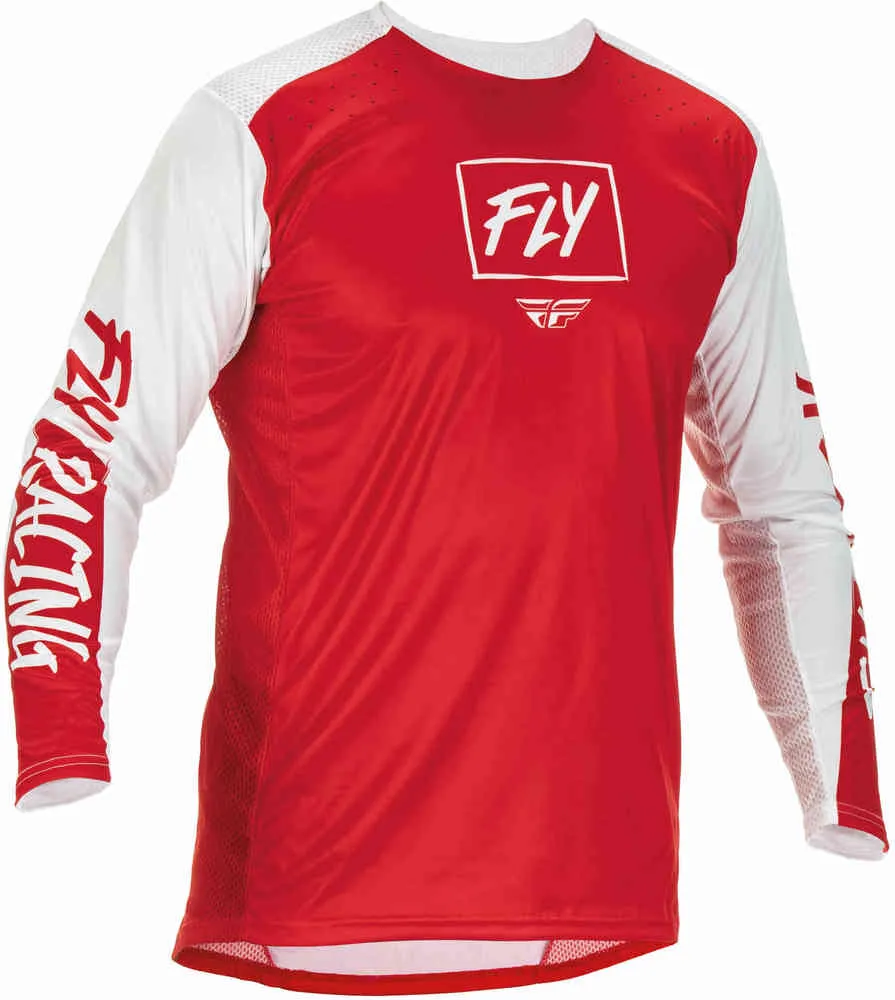 Fly Racing Lite Motocross Jersey FLY Racing, red white