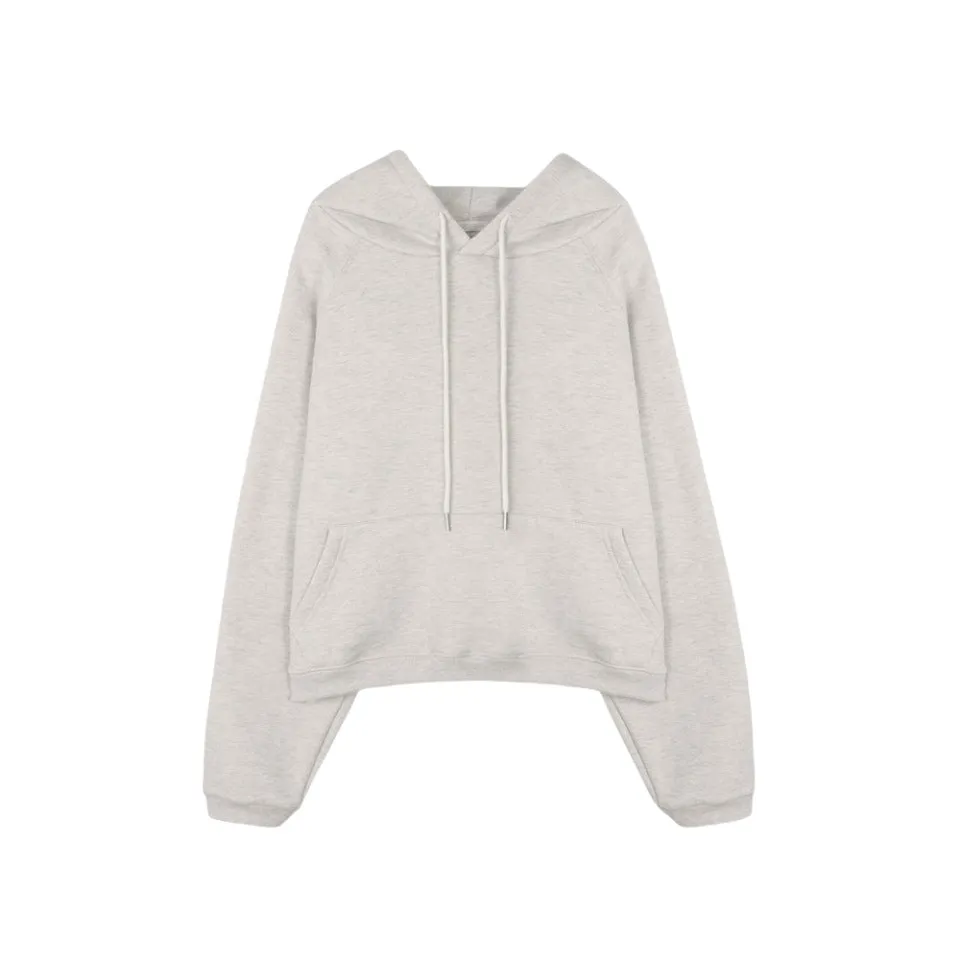 Flytonnshop fall outfits women Korean Style 2024 Spring and Autumn New Outdoor Commuter Popular Loose Hooded Top Loose Comfortable Cotton Sweater Women's Fashion