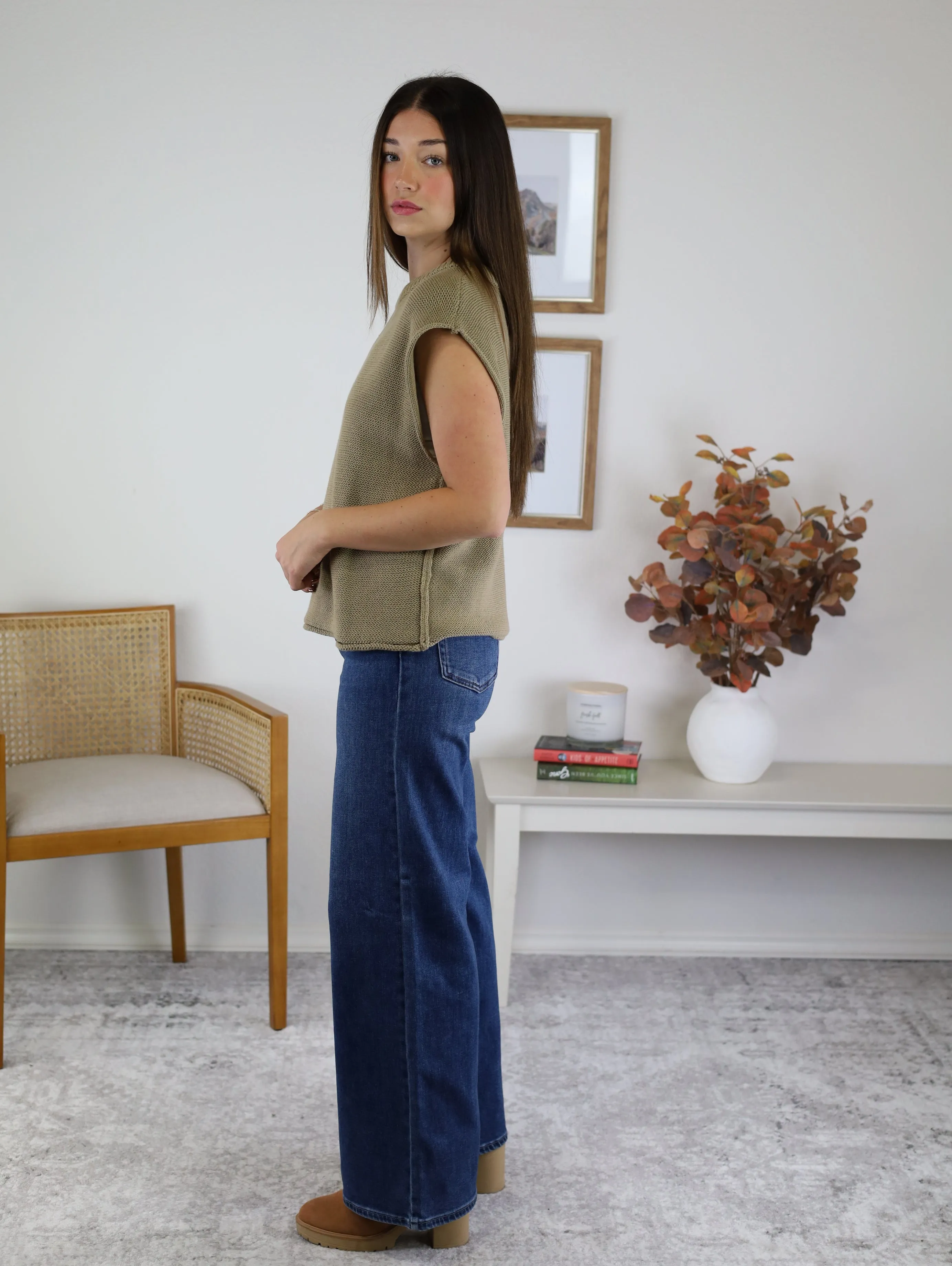 Gemma Exposed Seam Sweater