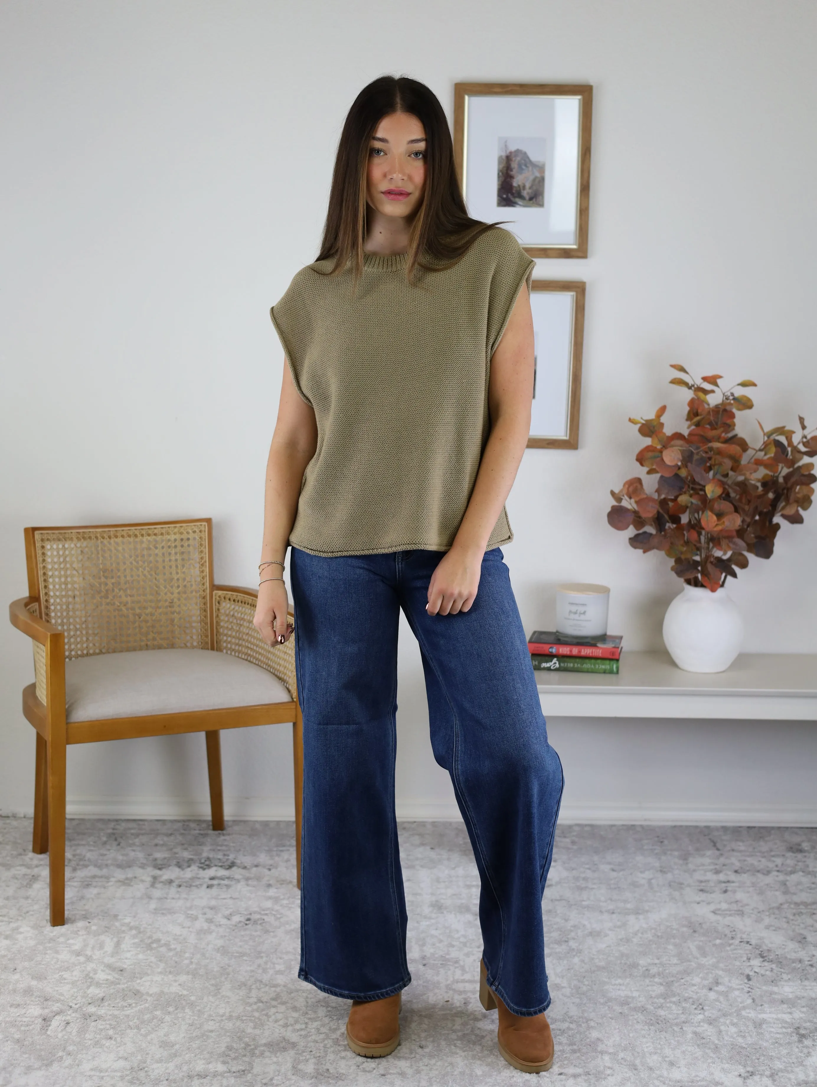 Gemma Exposed Seam Sweater