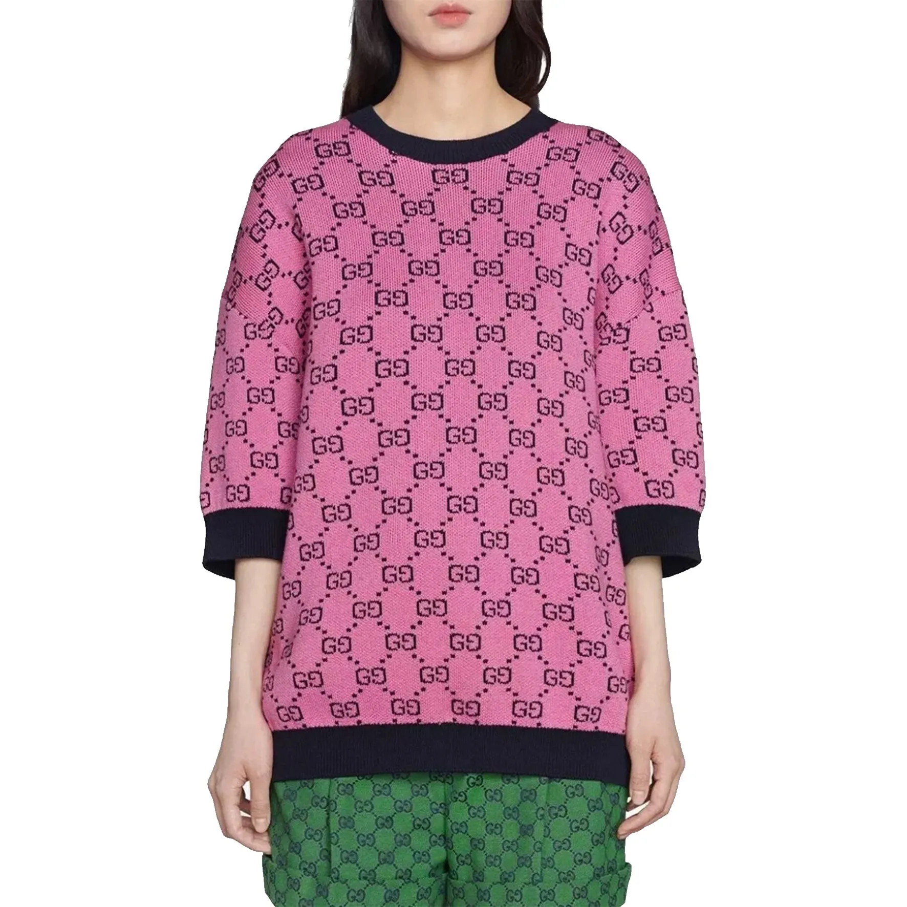 Gucci Sweater Pink Monogram