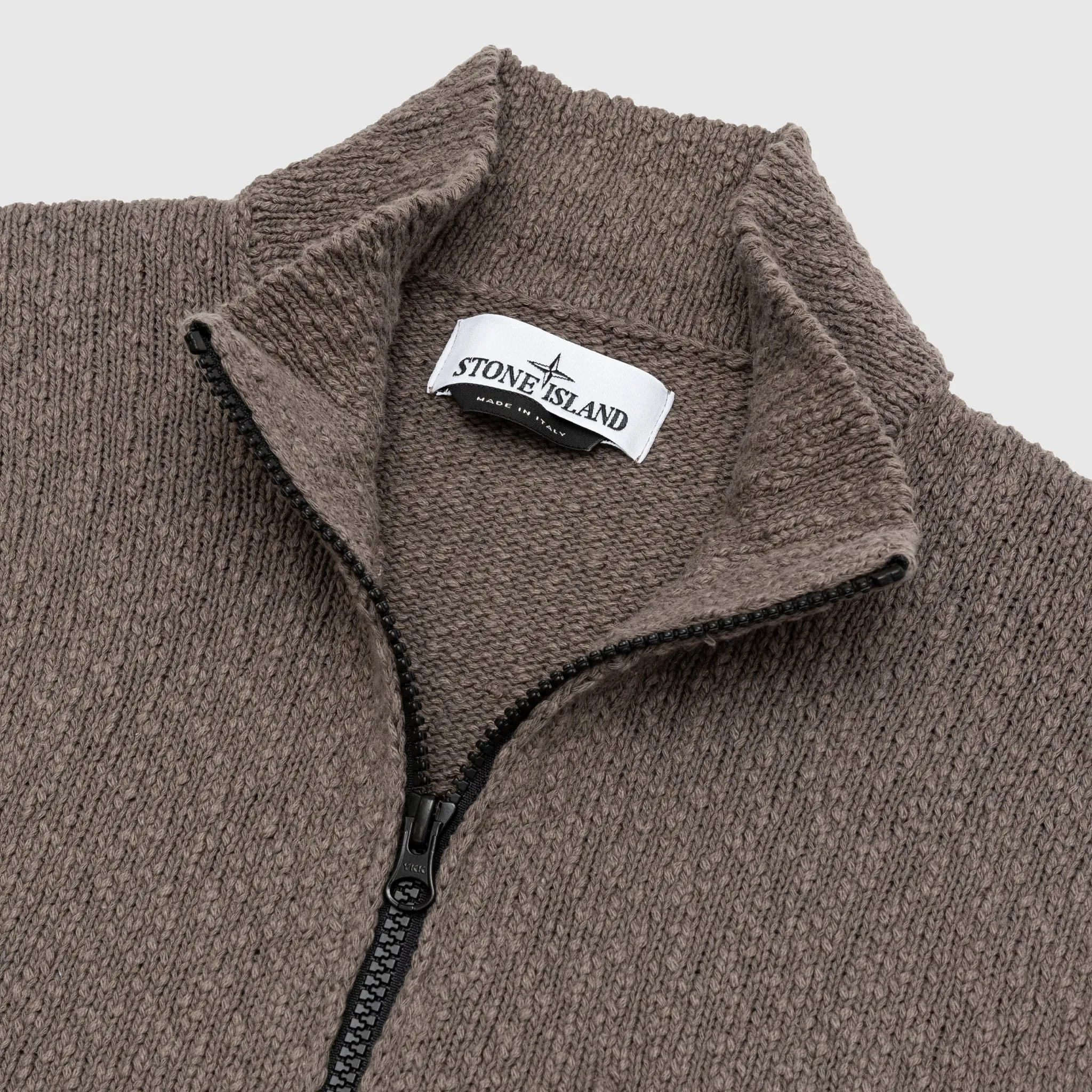 HALF-ZIP KNIT SWEATER