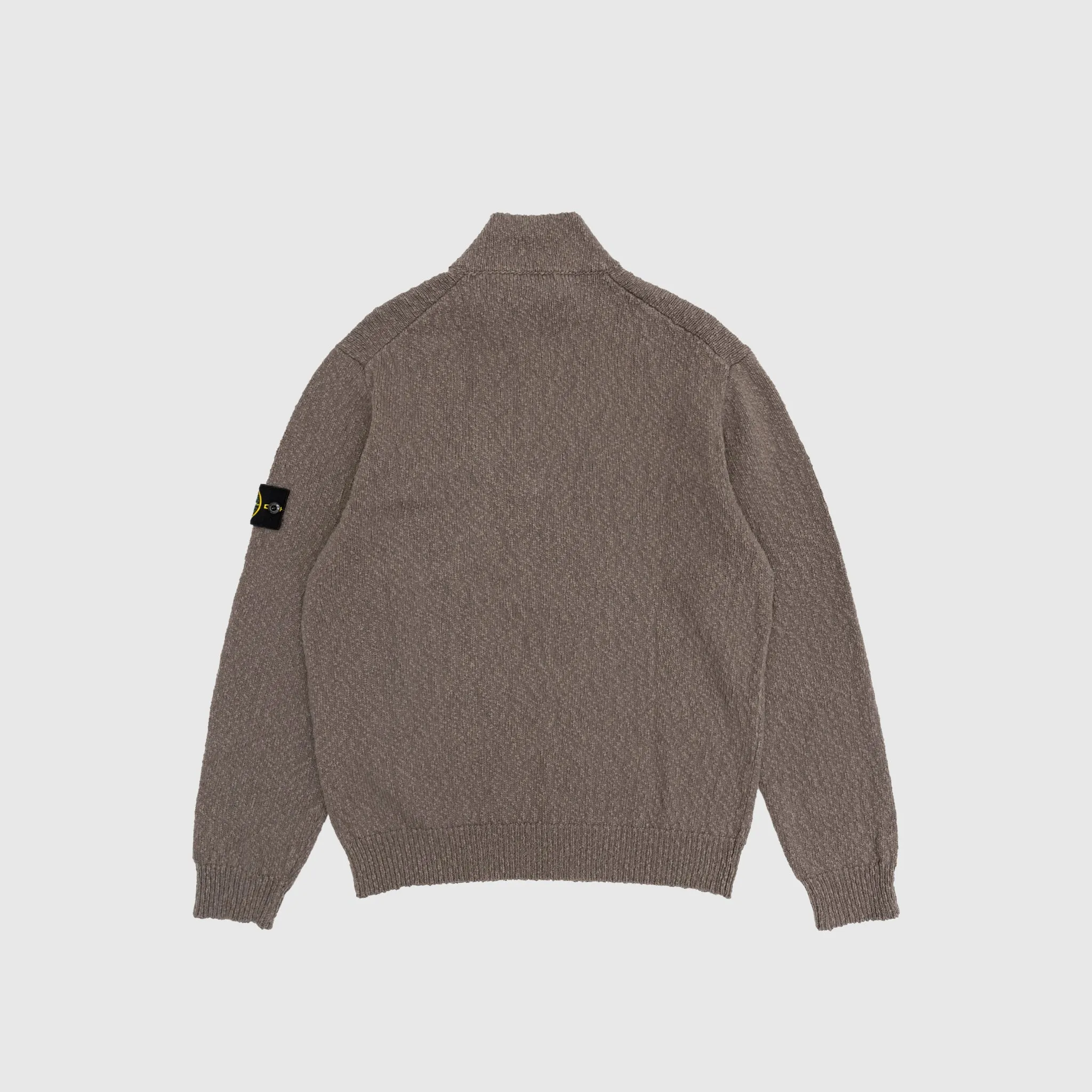 HALF-ZIP KNIT SWEATER
