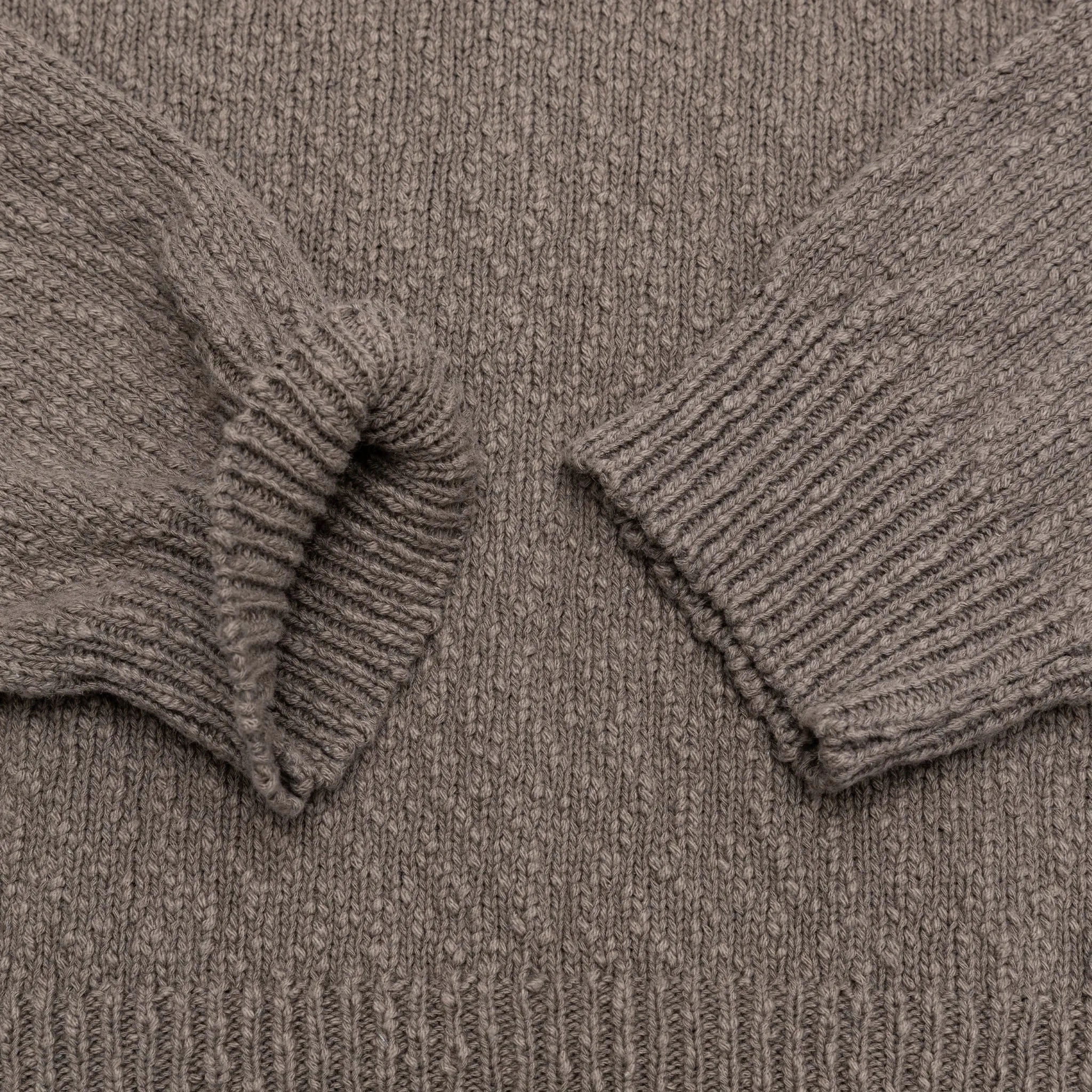 HALF-ZIP KNIT SWEATER