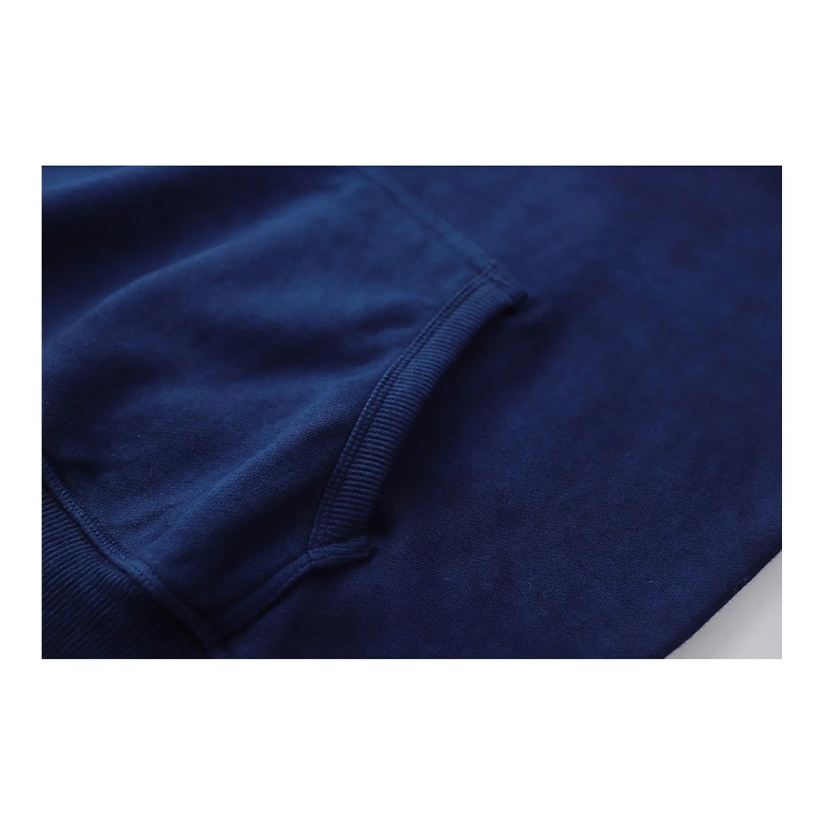 Indigo Hooded Pullover Sweater