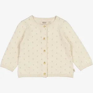 Knit Cardigan Maia | Baby - cloud melange