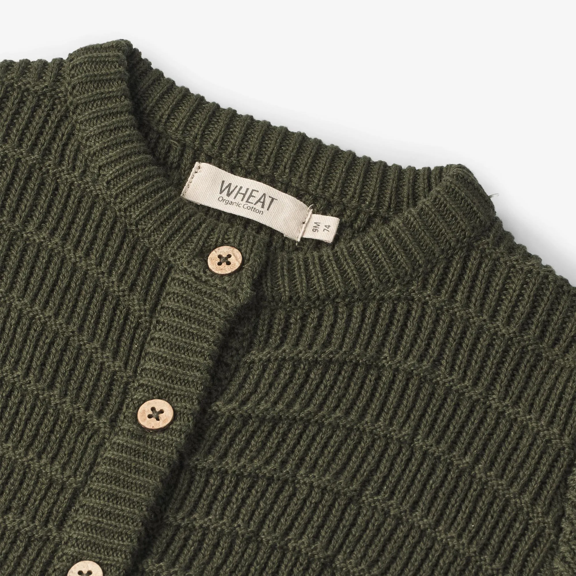 Knit Cardigan Villy | Baby - forest night