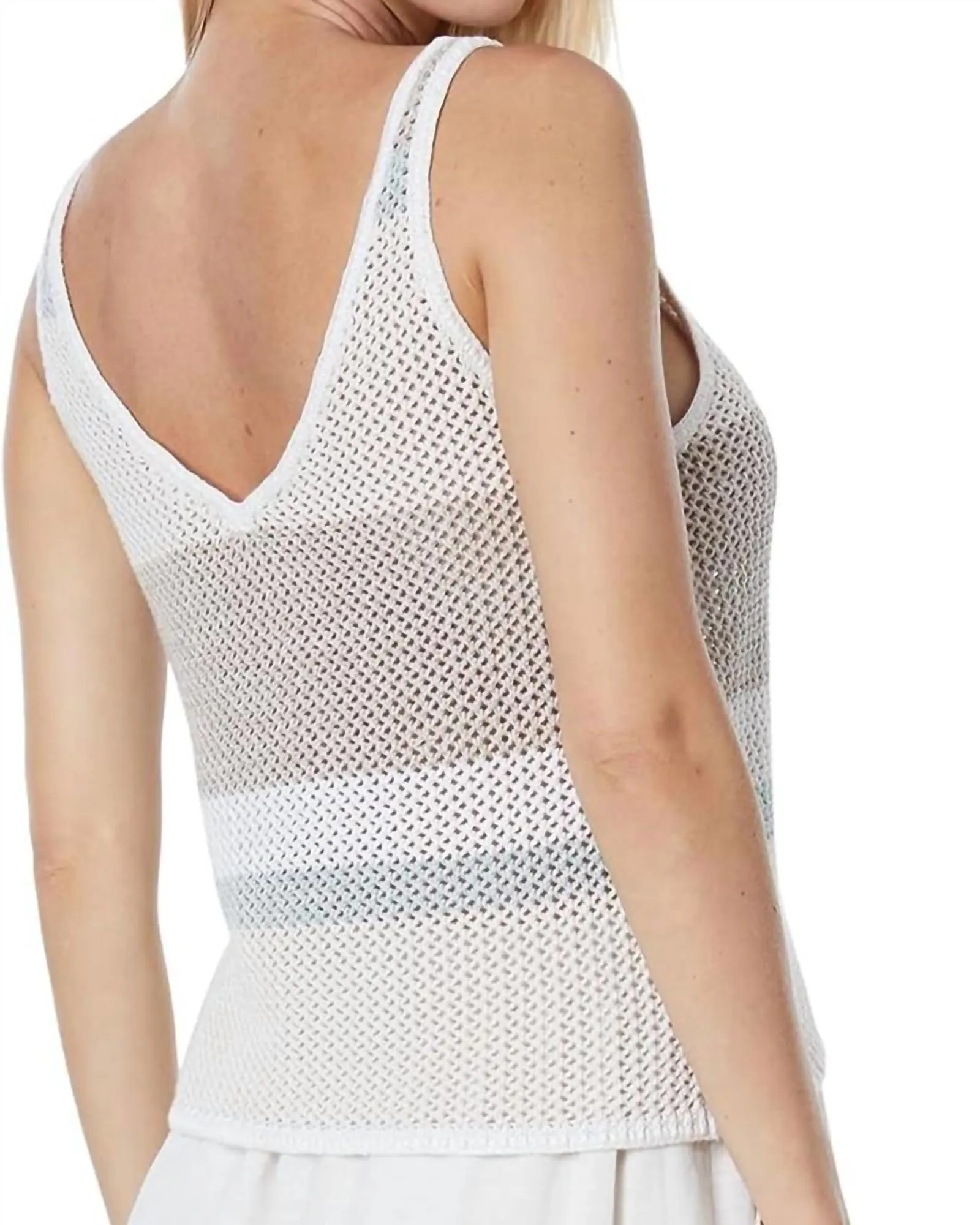 Lonnie Color Block Sweater Tank in Neutral Multi | Neutral Multi